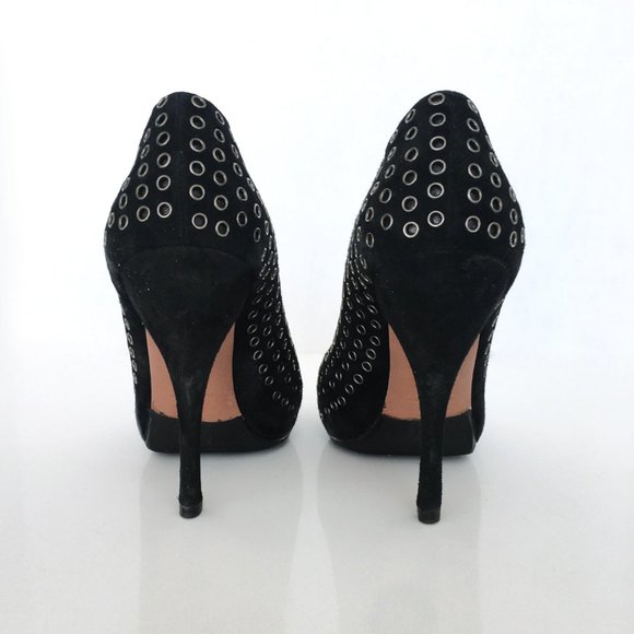 Alaïa Paris black suede studded pumps - size 38 - Picture 3 of 5